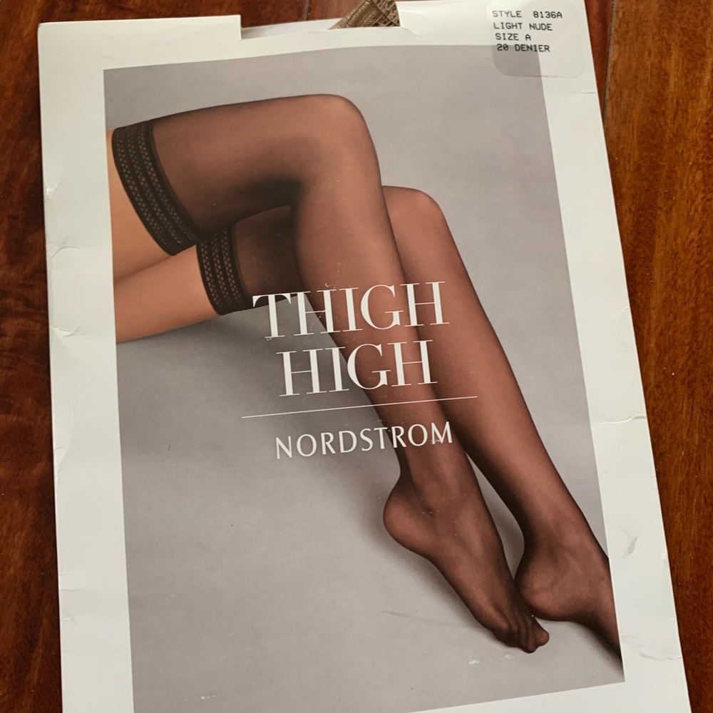 Nordstrom Thigh High Hosiery Light Nude Panthose